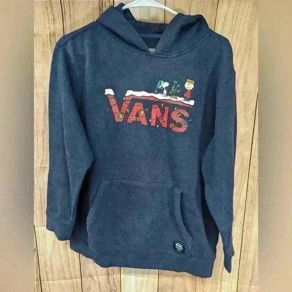 Vans Other - VANS X PEANUTS Christmas Hoodie youth XL